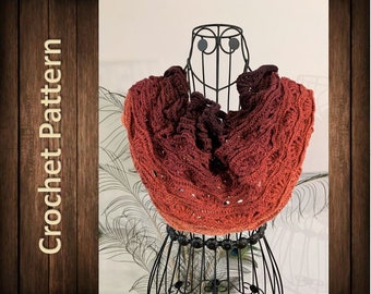 Crochet Pattern Loop Scarf "Galadras"