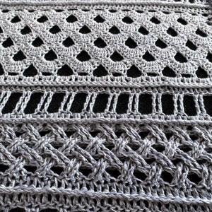 Crochet Pattern Triangular Scarf Endeis image 4