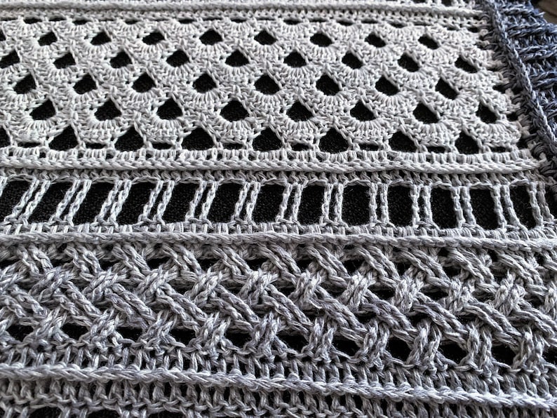 Crochet Pattern Triangular Scarf Endeis image 4