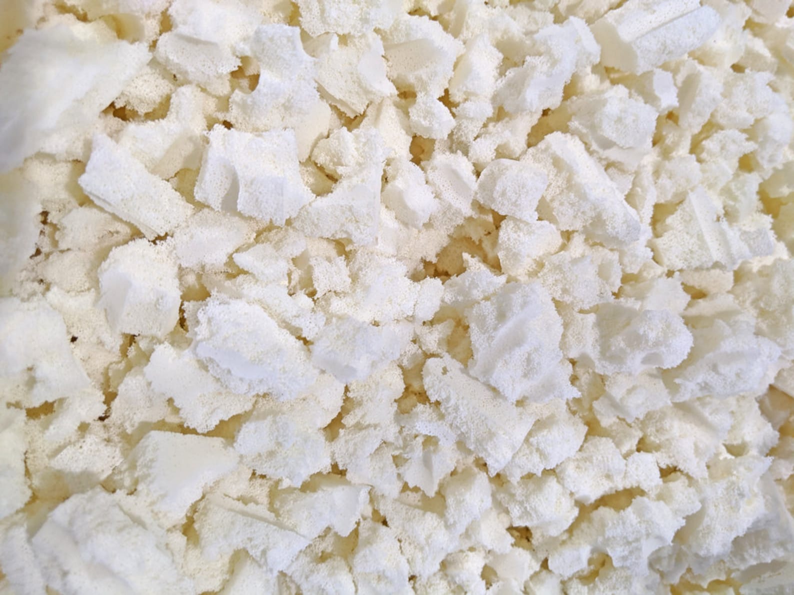 Shredded Latex Foam Organic and Made in US Great for Crafts, Cushions, Pillows, Bean Bags, and