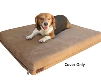Do It Yourself DIY Dog Bed Pillow Durable Washable Covers Only with Waterproof Internal Cover for Small to Medium Dog