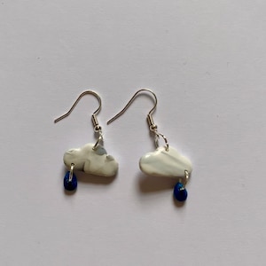 Raincloud earrings