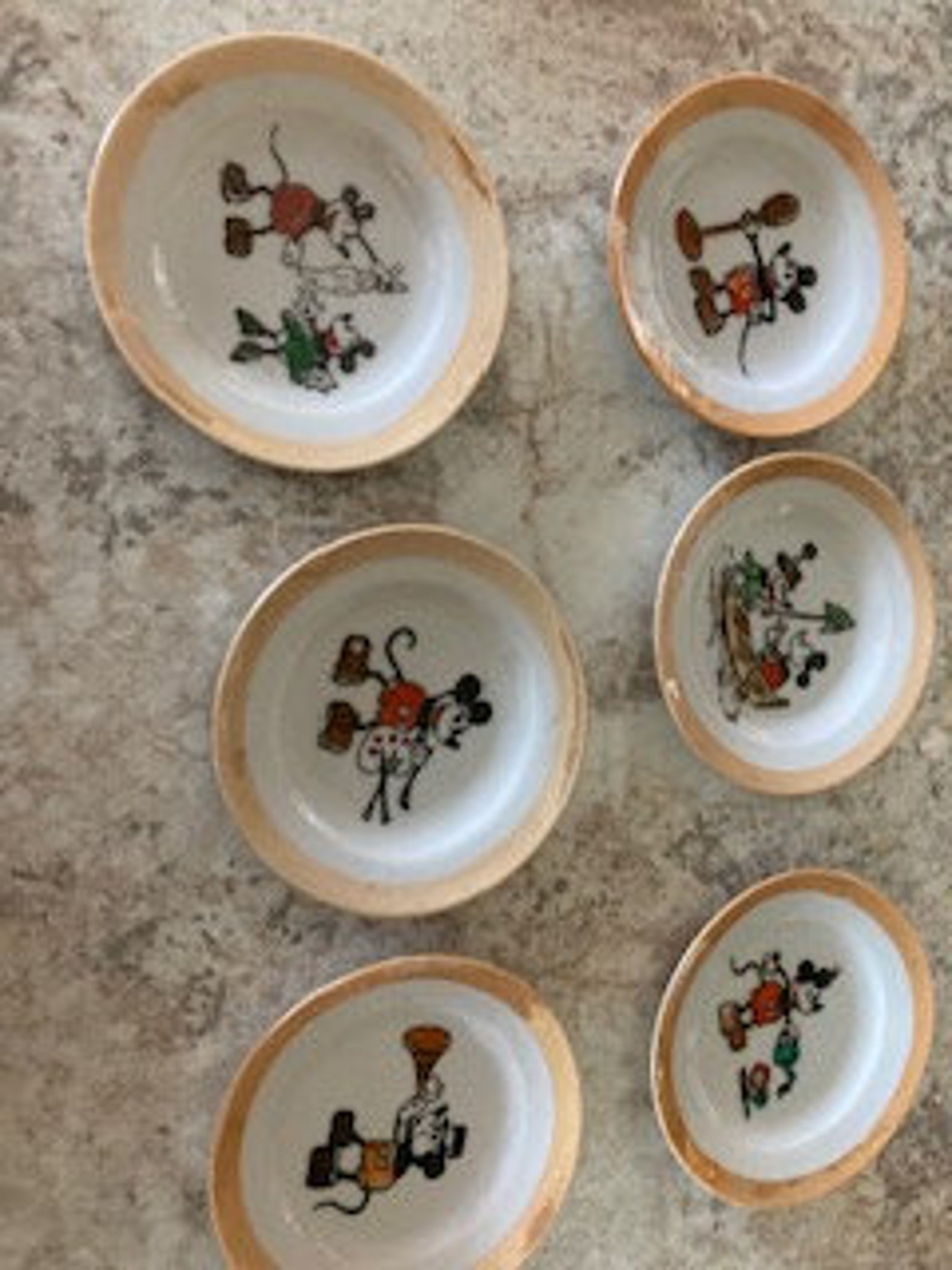 Mickey Mouse tea set | Etsy