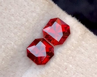 RARE !! RHODOLITE ROUGE POURPRE D'AFRIQUE : 5.5 mm x 4.8 mm
