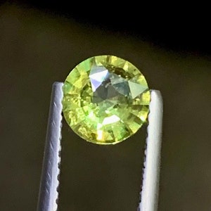 Unheated AIG Certified Bi Colour Round Natural Parti Sapphire loose Gemstone , Perfect Brilliant Round Cut Natural Parti Sapphire 1.05 Carat