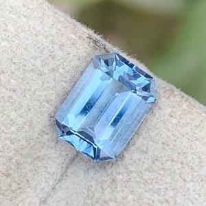 Octagon Cut Aquamarine Gemstone: Santa Maria Color, 2.00 Ctr