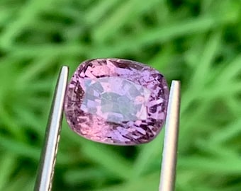 Burmese Purple Pink Spinel: 2.25 Carat Cushion Cut Gemstone