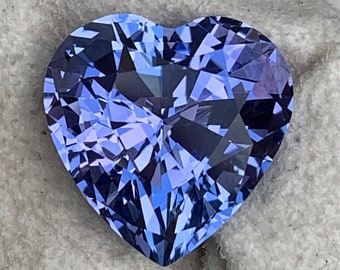 Natural Tanzanite Unheated, Heart Shape, 11.65 Cts Weight , Rare ( Blue ) Colour , Loupe Clean , Beautiful Tanzanite Gemstone In Heart Shape