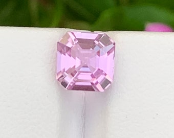 Magenta Pink Kunzite Loose Gemstone , Asschar Cut Kunzite , Fine Cut For Jewelry , Kunzite October Birthstone , 3.20 Carats