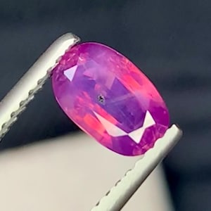 Natural Kashmir Sapphire corundum Loose Gemstone. Rare Milky Sapphire Oval Cut From Kashmir Pakistan 1.50 Carats