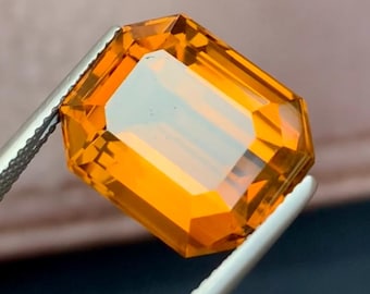 Magnifique Citrine Naturelle Du Brésil, 26,55 Carats, Ovale, Couleur Jaune