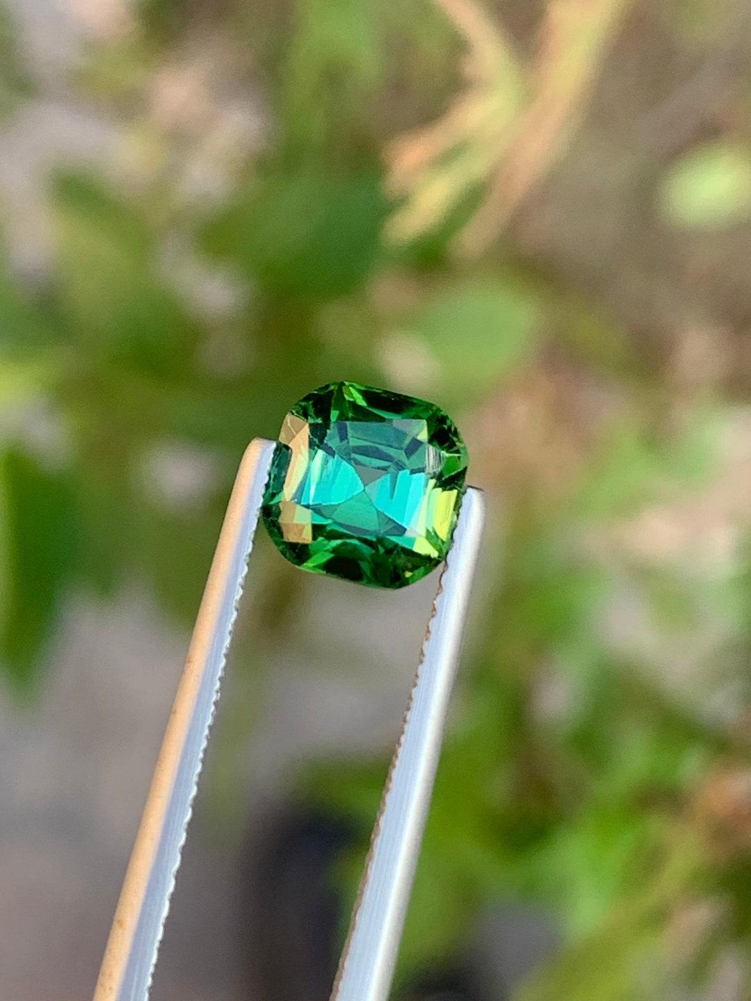 Marvellous Bluish Green Colour Natural Tourmaline Gemstone for Etsy