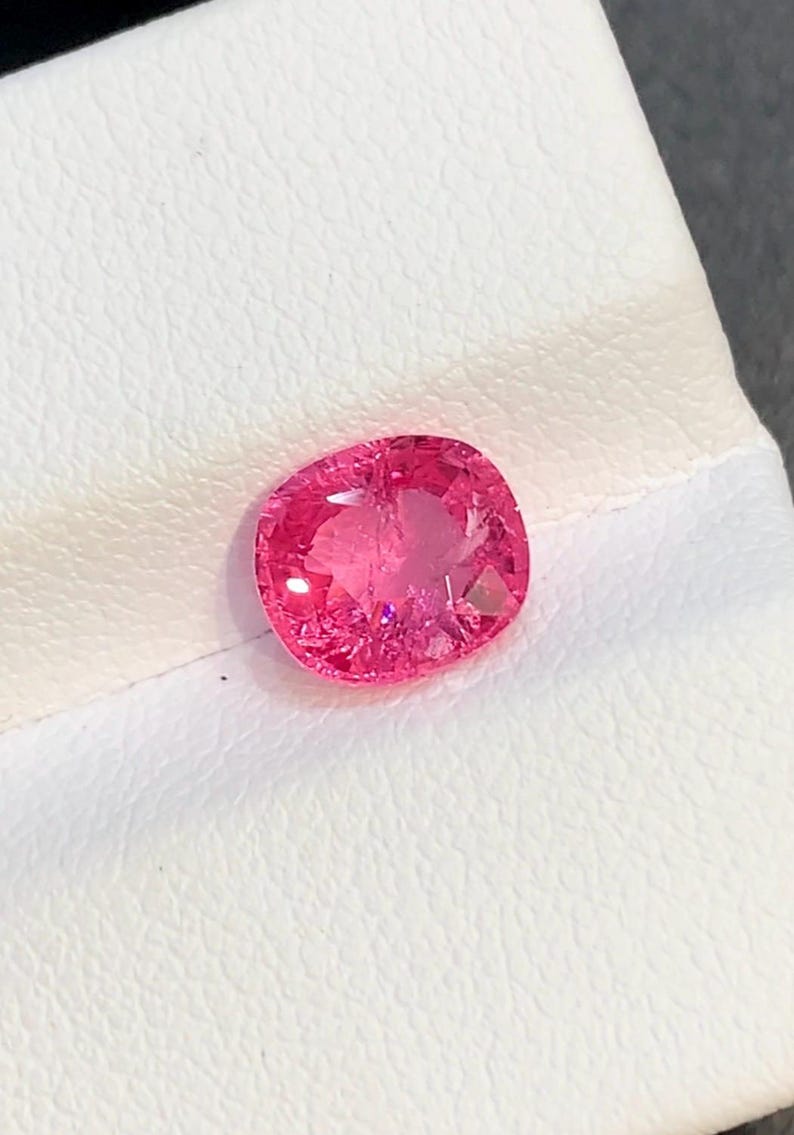 Certified Neon Pink Mahenge Spinel Gemstone: 2.09 CT Cushion Cut image 10