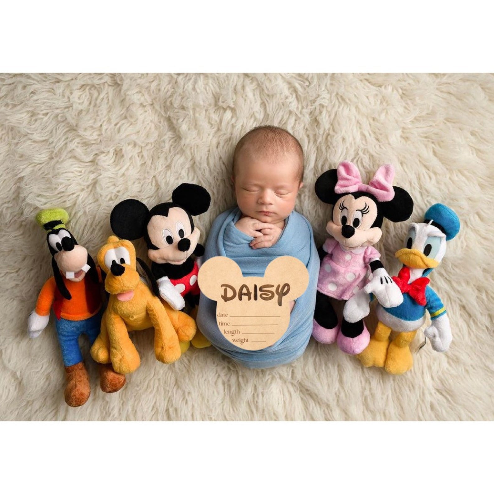 Disney Birth Announcement Sign for Baby Disney Inspired Baby Etsy