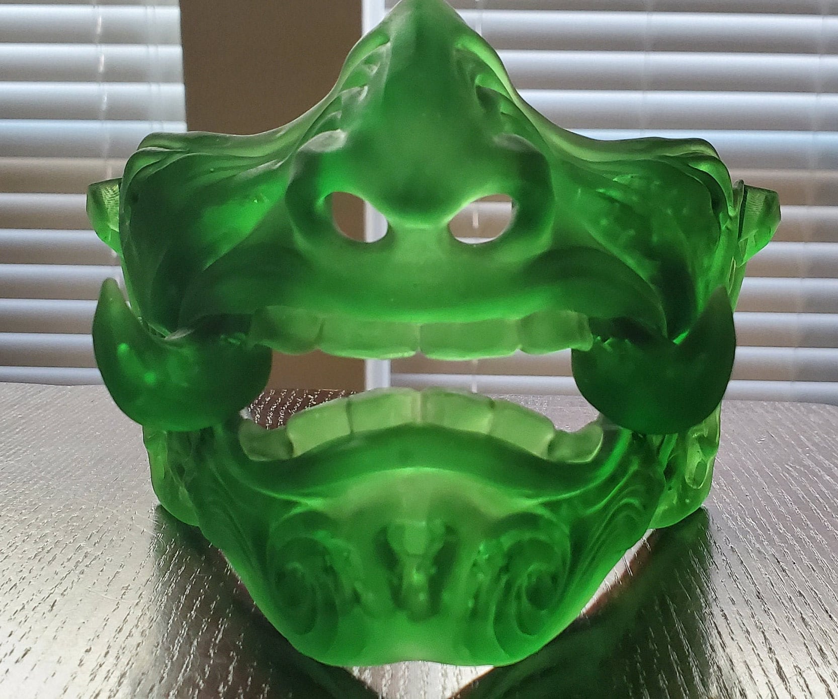 Decorative or Wearable Oni Mask 3d Printed Resin Etsy