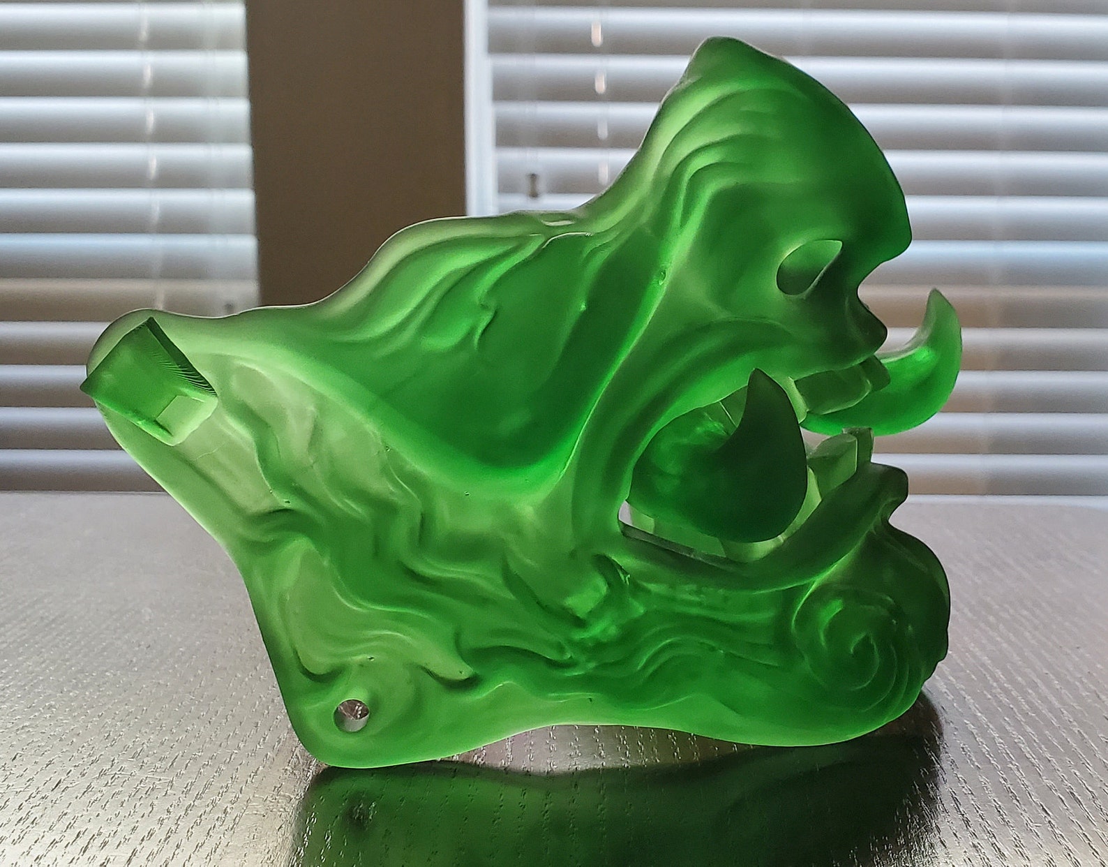 Decorative or Wearable Oni Mask 3d Printed Resin Etsy