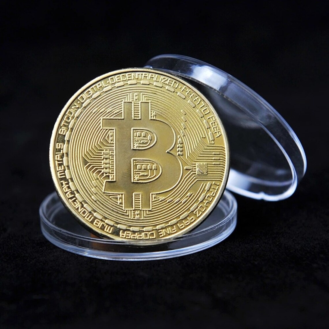 Piece De Bitcoin Pièce Bitcoin Plaqué Or Shinekoo - 40mm, Collection, Cadeau  Crypto Pièce Bitcoin Plaqué Or Collection