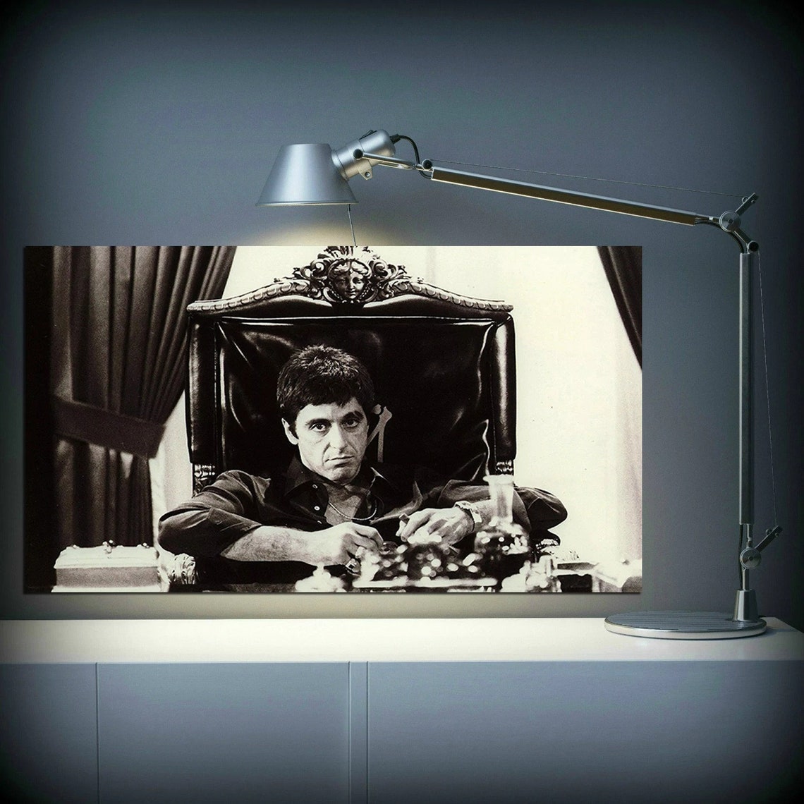 Al Pacino Scarface Movie Poster Canvas Painting Wall Art | Etsy
