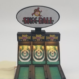 Skee Ball Triple Arcade Game Kit HO Scale 1/87