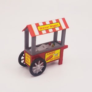 ホットドッグカート HOスケール 1/87 キット