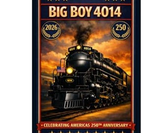 Fridge Magnet Commemorative "Big Boy 4014" 2x3