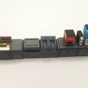 Diner Grill Set HO Scale 1/87 Kit