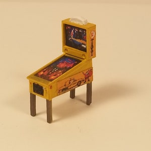 Taxi Pinball Machine Kit HO Scale 1/87