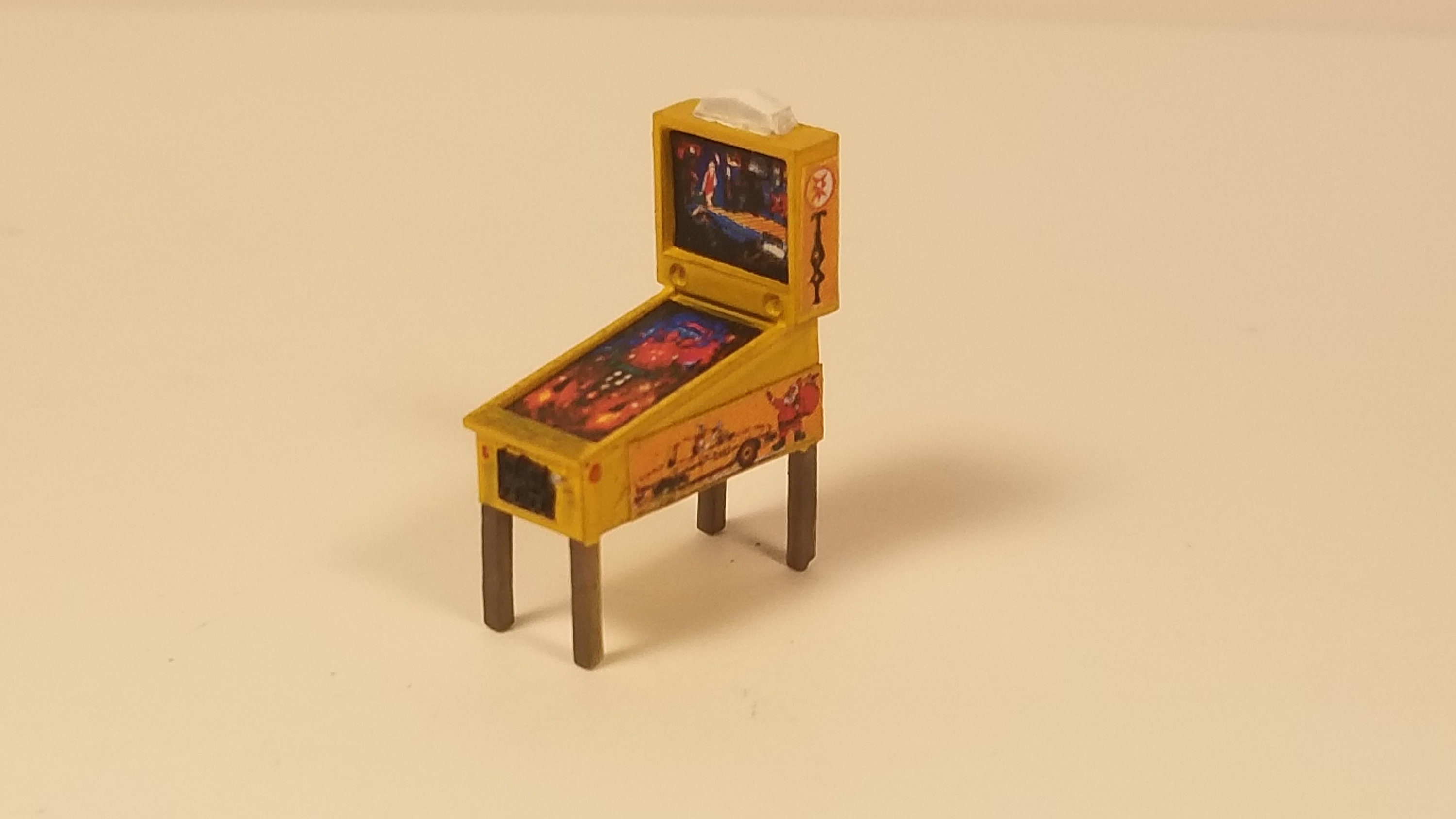 Miniatura Pinball Colecionável Cosmic Taito Escala 1/12 - EV