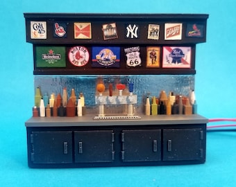 S Scale 1/64 Beer Tap Bar Kit