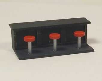 3 Stool Bar Kit HO Scale 1/87