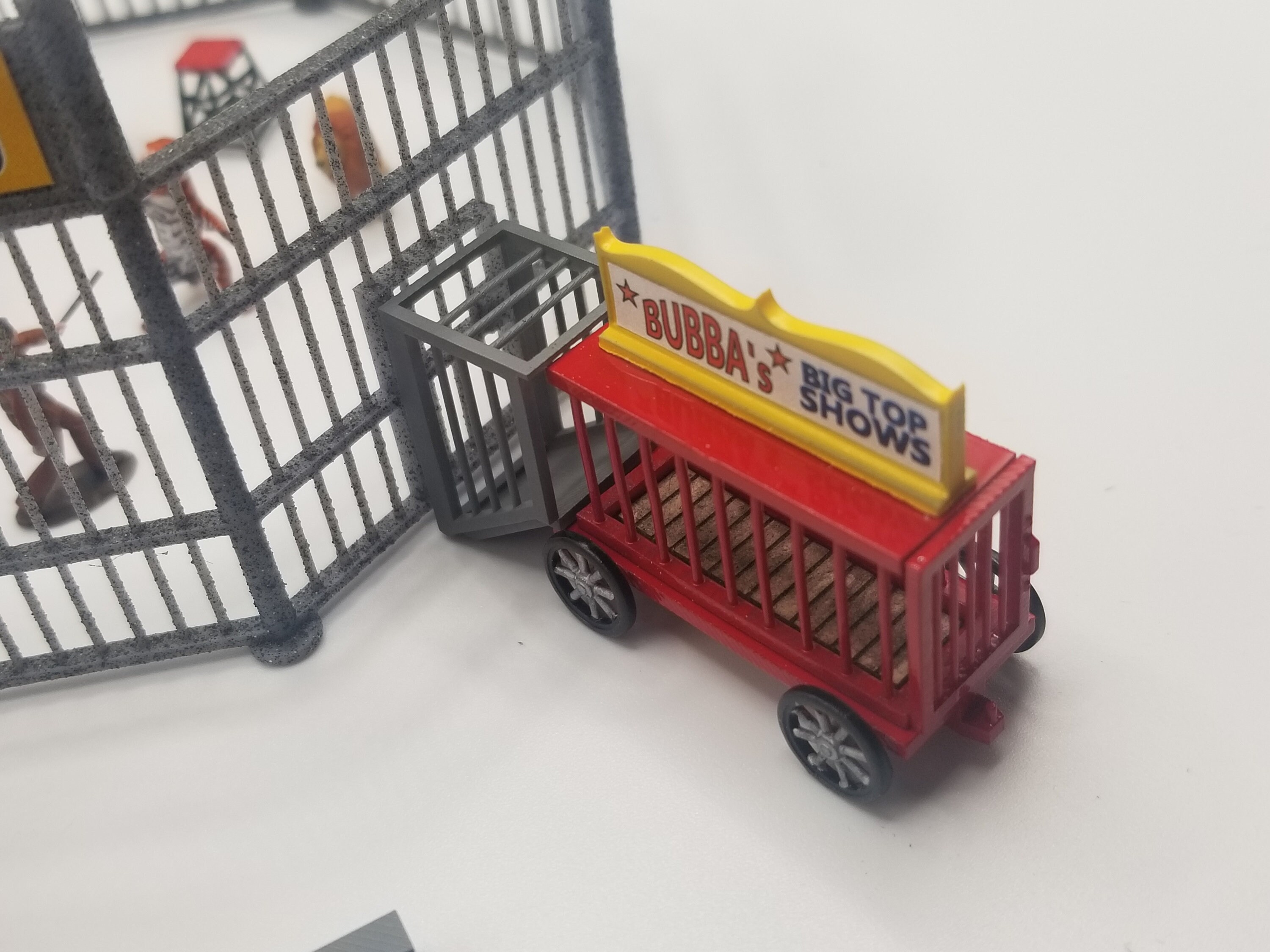 Lot#221 - Corgi 16801 Scammel Highwayman Avec 2 Remorques Cage * Pinder