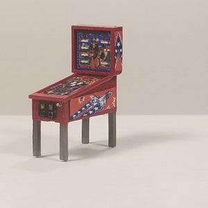 Six Million Dollar Man Pinball Machine Kit HO Scale 1/87