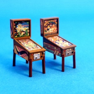2pk Pinball Machine Kit: 1950&#39;s Set HO Scale 1/87