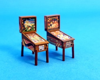 2pk Pinball Machine Kit: 1950's Set HO Scale 1/87