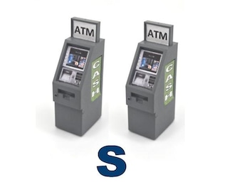 ATM Machine Kit 2pk S Scale 1/64