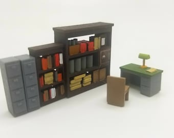 Supply Office Set Kit HO Scale 1/87