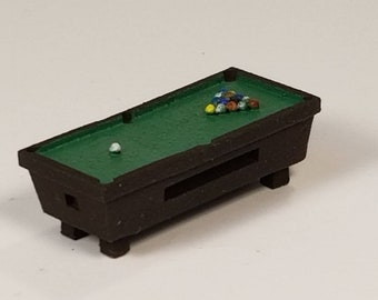 O Scale 1/48 Pool Table Kit "Rack 'em up"