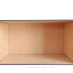 Dollhouse roombox KIT in 1:24 scale, DIY