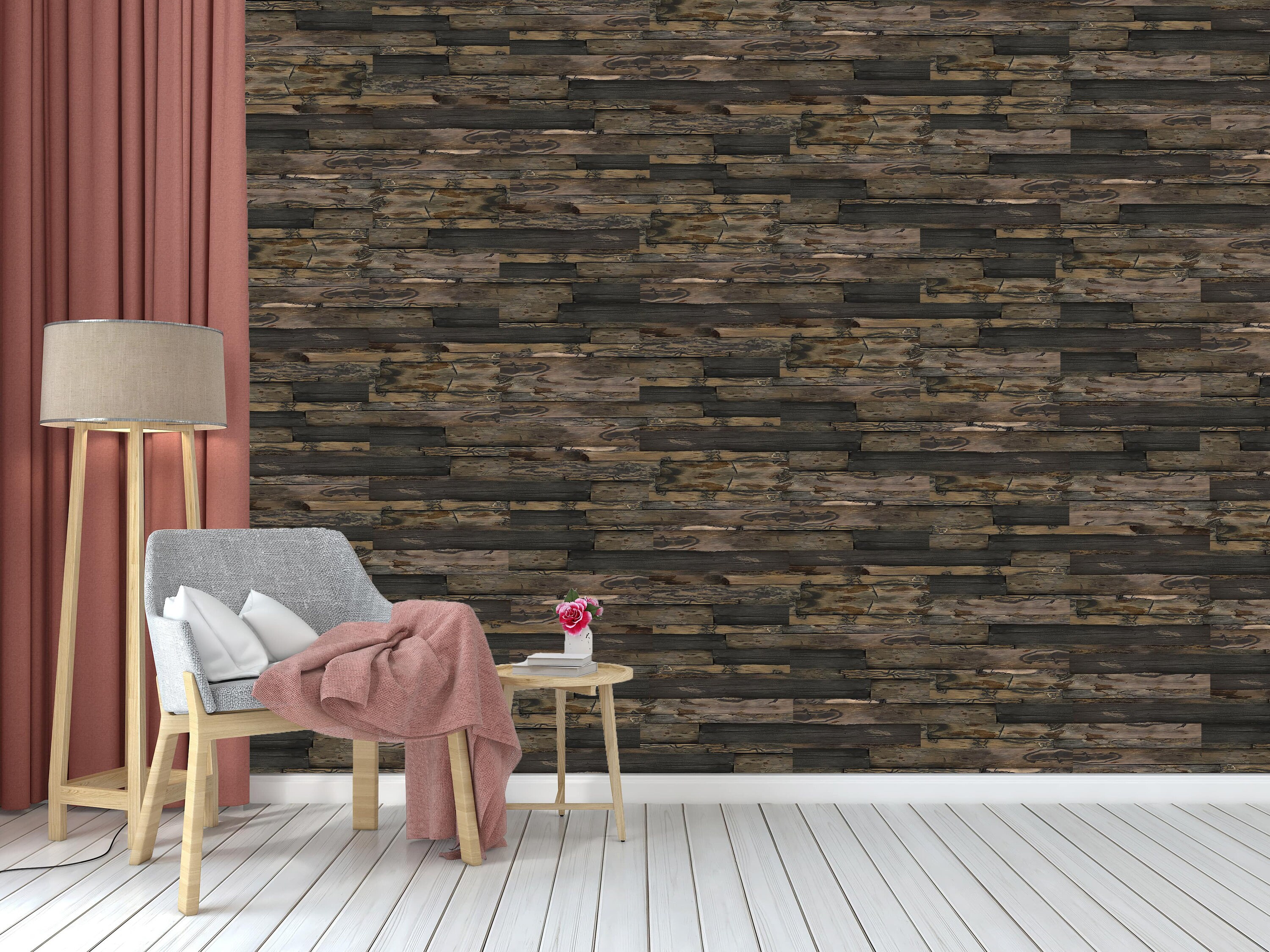 Wandverkleidung aus Holz Wandplatte Kiefernwandbedeckung | Etsy