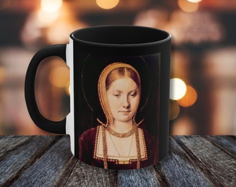 Queen Catherine of Aragon Mug Tudor Queen Mugs The Tudors Gift Ideas King Henry VIII Wives British History Gift Ideas The 6 Ideas Coffee Mug