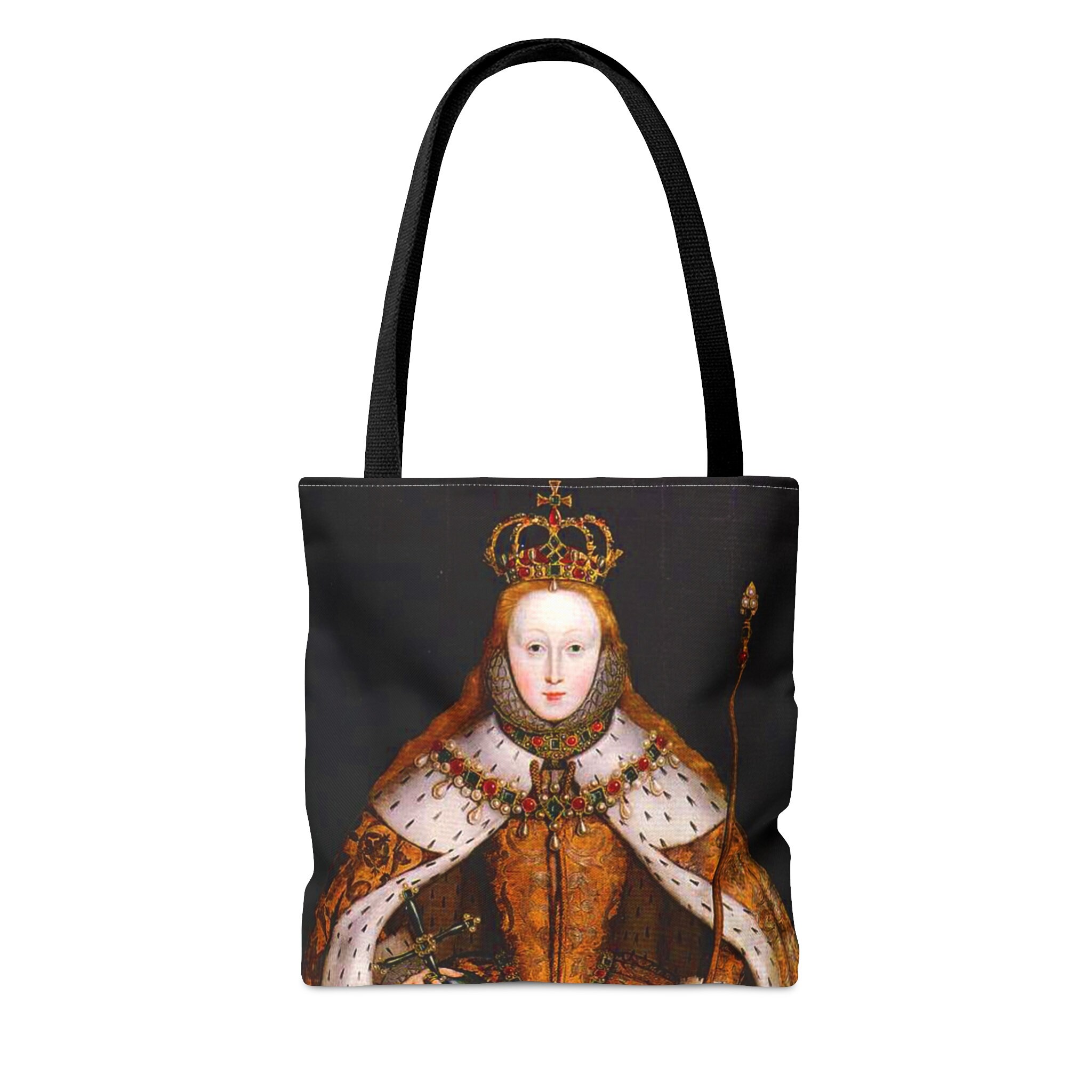 Queen Elizabeth I Tote Bag Black Coronation Tote Bag Royal Queens Gift ...