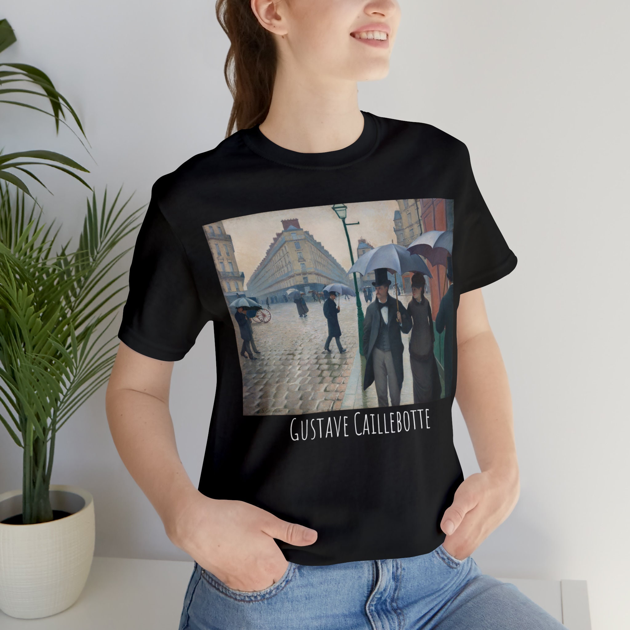Rainy Day By Caillebotte Wearable Art T-Shirt Rainy Day By Caillebotte Wearable Art T-Shirt