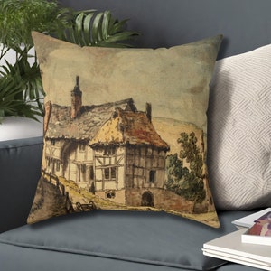 Pillow Cover and Pillow Insert Included At Steyning Sussex by John Inigo Richards Small or Large Throw Pillow Floor Entryway Home Decor