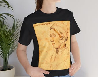 Camiseta de Ana Bolena, el retrato más feliz, camiseta gráfica, camiseta unisex, Los Tudor, historia británica, ideas de regalo para él y para ella, regalos navideños