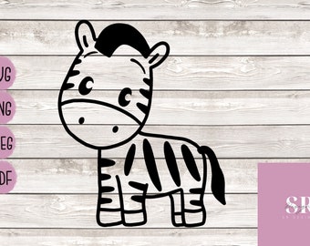 Download Cute Zebra Svg Etsy