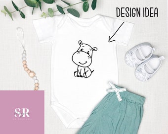 Download Baby Hippo Svg Etsy