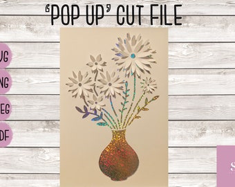 Download Flower Vase Svg Etsy