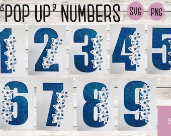 Download 3d Numbers Svg Etsy