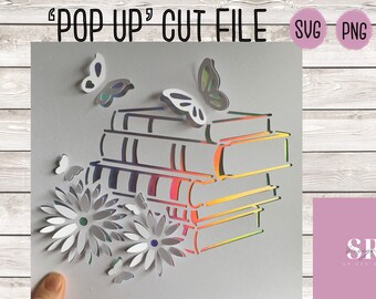 Download 3d Svg Book Etsy