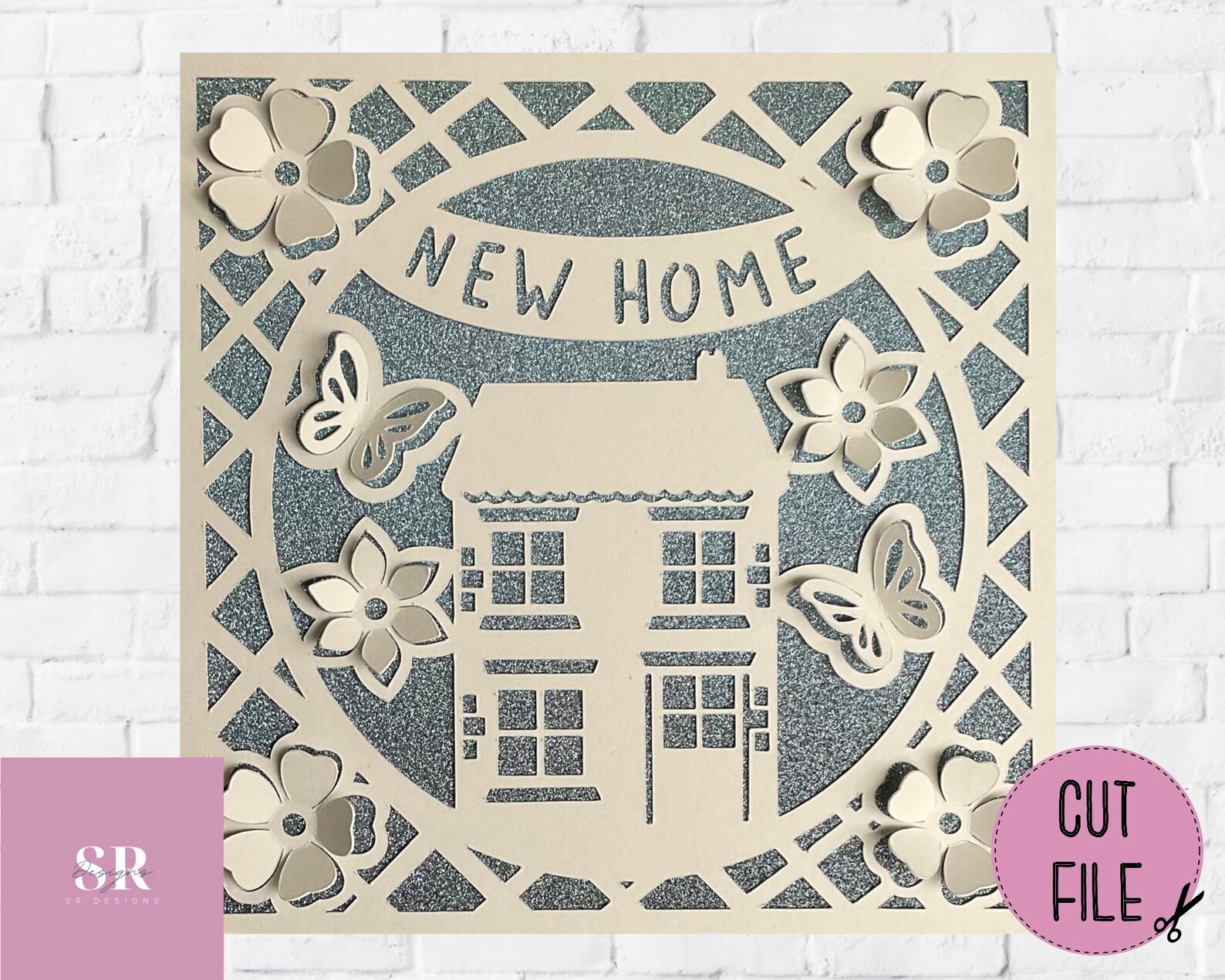 SVG: ‘pop Up’/ 3D New Home Card. Digital Download. Paper Cutting. New ...